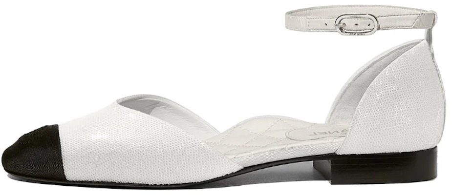 (W) Chanel Ronde Neus ''Sequin Mary Jane Sportsandaal Ivoorwit'' G36048-Y53831-C2666 Buy (W) Chanel Ronde Neus ''Sequin Mary Jane Sportsandaal Ivoorwit'' G36048-Y53831-C2666