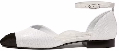 (Women) Chanel Round Toe 'Sequin Mary Jane Sports Sandal Ivory White' G36048-Y53831-C2666 (Women) Chanel Round Toe 'Sequin Mary Jane Sports Sandal Ivory White' G36048-Y53831-C2666
