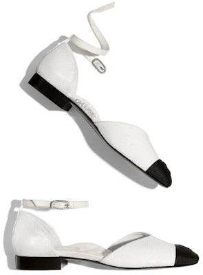 (W) Chanel Round Toe 'Sequin Mary Jane Sandal Sukan Gading Putih' G36048-Y53831-C2666 Purchase (W) Chanel Round Toe 'Sequin Mary Jane Sandal Sukan Gading Putih' G36048-Y53831-C2666