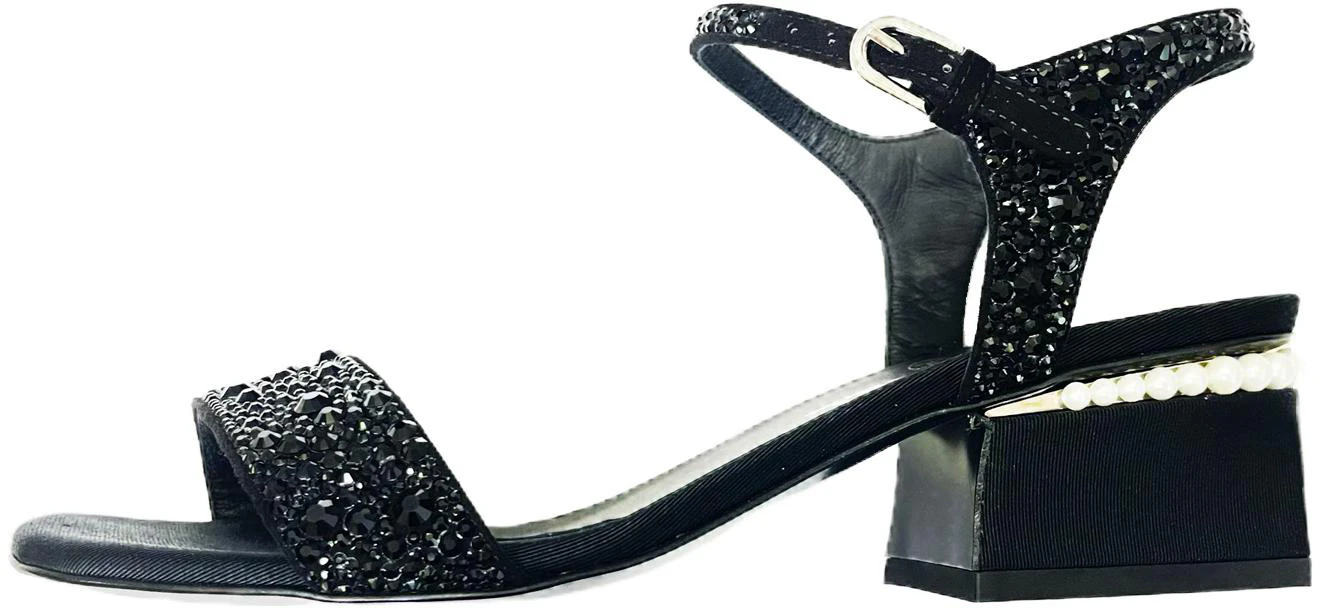 women-chanel-round-toe-buckle-block-heel-slide-fashion-black-g39243-x56674-94305