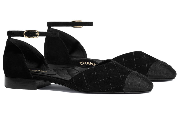 Lookbook (W) Chanel Sandales Sport Noir à Bout Rond en Cuir ''Fashion Mary Jane'' G36048-Y51052-94305