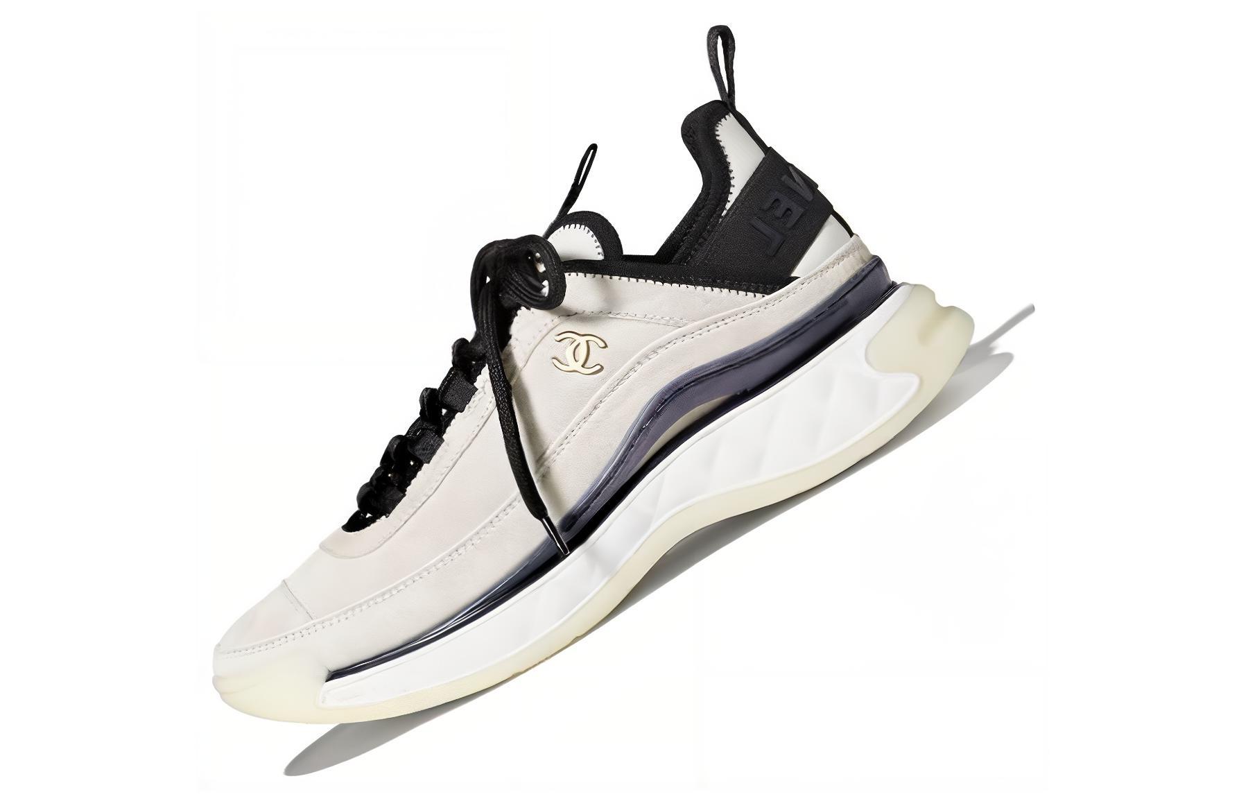 Lookbook CHANEL香奈兒 圓頭舒適 中筒 休閒生活鞋 女款 白色