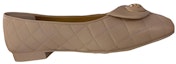 Order (W) Kasut Santai Chanel Slip-on Hujung Bulat 'Beige' G45047-X01000-NO857