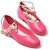 (W) Chanel Kasut Sarung Hujung Bulat 'Pink' G38986-B15485-NU000