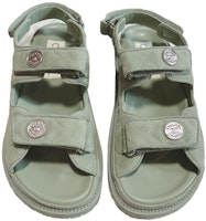 (Women) Chanel Sandal 'Fashion Simple Casual Green' G35927-X56384-0M648 (Women) Chanel Sandal 'Fashion Simple Casual Green' G35927-X56384-0M648