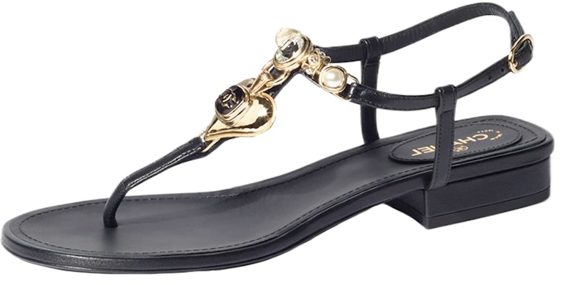 (W) Sandal Chanel 'Kulit Permata Imitasi Mutiara Hitam' G39674-X01000-94305 Buy (W) Sandal Chanel 'Kulit Permata Imitasi Mutiara Hitam' G39674-X01000-94305