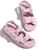 (W) Sandal Tweed Chanel Pink Ecru Cotton G35927-X56999-K5945