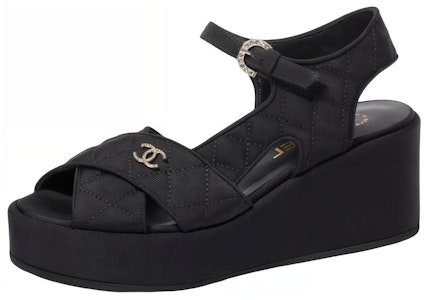 (W) 샤넬 사틴 블랙 로고 패션 샌들 G39918-X05912-94305 Buy (W) 샤넬 사틴 블랙 로고 패션 샌들 G39918-X05912-94305