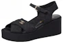 Buy (W) Sandales Chanel Satin Noir ''Logo Mode''. G39918-X05912-94305