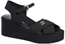Order (W) Sandales Chanel Satin Noir ''Logo Mode''. G39918-X05912-94305