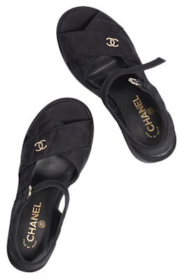 (W) 샤넬 사틴 블랙 로고 패션 샌들 G39918-X05912-94305 Shop (W) 샤넬 사틴 블랙 로고 패션 샌들 G39918-X05912-94305