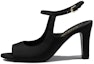 Buy (W) Chanel Satin Tumit Tinggi Fashion Slide 'Hitam' G37391-X05912-94305