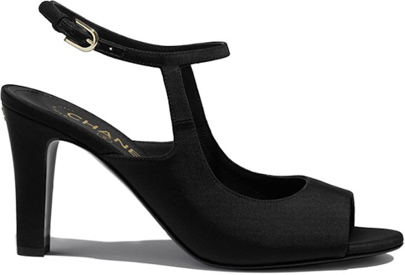 (W) Chanel Sandal High-Heel Satin 'Hitam' Fashion G37391-X05912-94305 Order (W) Chanel Sandal High-Heel Satin 'Hitam' Fashion G37391-X05912-94305