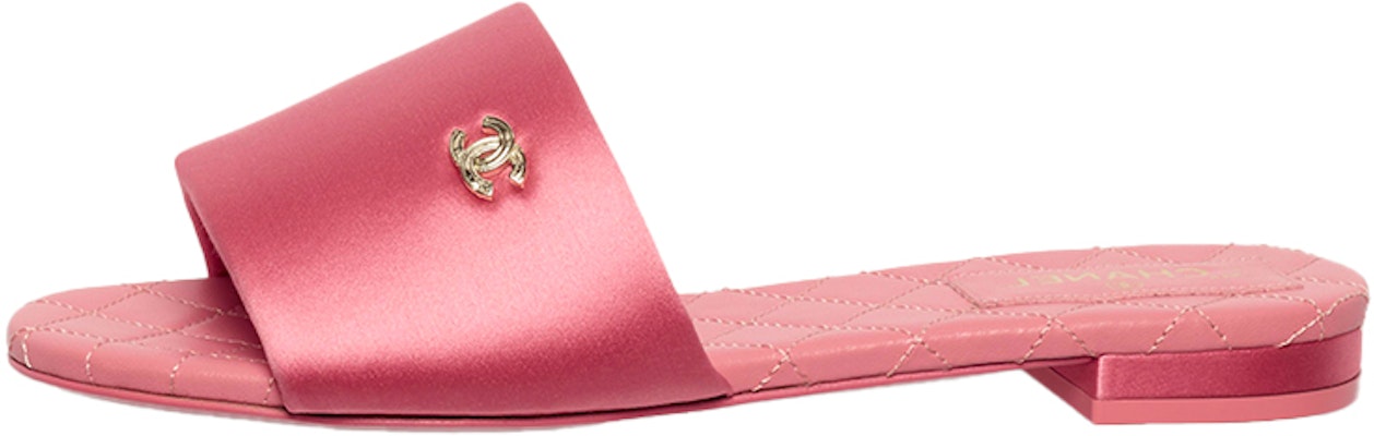 (Women) Chanel Satin Mules 'Pink' G38858-X56474-0N103 Buy (Women) Chanel Satin Mules 'Pink' G38858-X56474-0N103