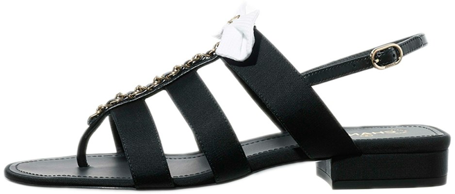 (Women) Chanel Satin Sandal 'Black' G38316-X56323-94305 Buy (Women) Chanel Satin Sandal 'Black' G38316-X56323-94305