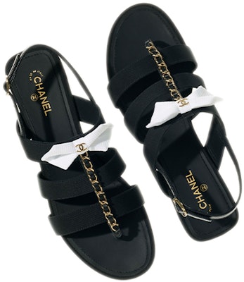 (W) 샤넬 새틴 샌들 '블랙' (Chanel Satin Sandal 'Black') G38316-X56323-94305 Purchase (W) 샤넬 새틴 샌들 '블랙' (Chanel Satin Sandal 'Black') G38316-X56323-94305