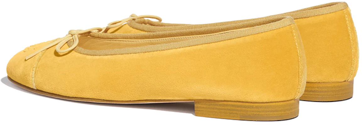 (W) Chanel Plana de Temporada 'Terciopelo Amarillo' G02819-X56137-0K492 Shop (W) Chanel Plana de Temporada 'Terciopelo Amarillo' G02819-X56137-0K492