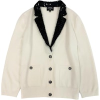 (Women) CHANEL Sequin Decor Knit Sweater Women’s White P74171-K10644-NM146 (Women) CHANEL Sequin Decor Knit Sweater Women’s White P74171-K10644-NM146