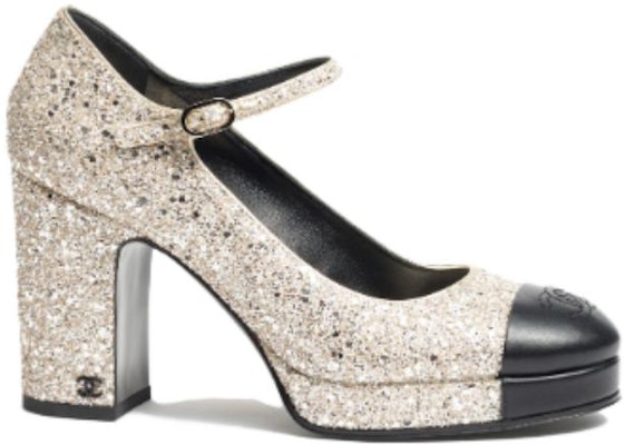 (Women) Chanel Sheepskin Round Toe Block Heel High Heels 'Black' G45118-B14016-NR275 Order (Women) Chanel Sheepskin Round Toe Block Heel High Heels 'Black' G45118-B14016-NR275