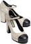 Lookbook (W) Chanel Sheepskin Rondneus Blokhak Hoge Hakken ''Zwart'' G45118-B14016-NR275