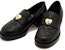 (W) Chanel Sepatu Tumit Tebal Kulit Biri-biri 'Hitam' G39697-X01000-94305