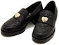 Shop (W) Chanel Sepatu Tumit Tebal Kulit Biri-biri 'Hitam' G39697-X01000-94305