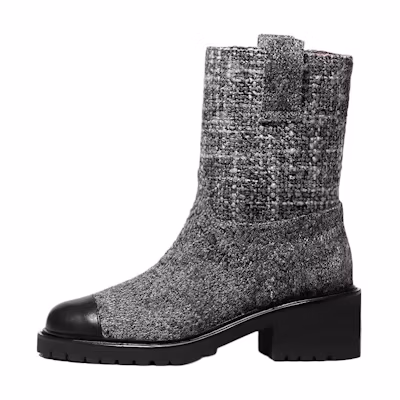 (W) Chanel Short Boot 'Casual Fashion Grey'