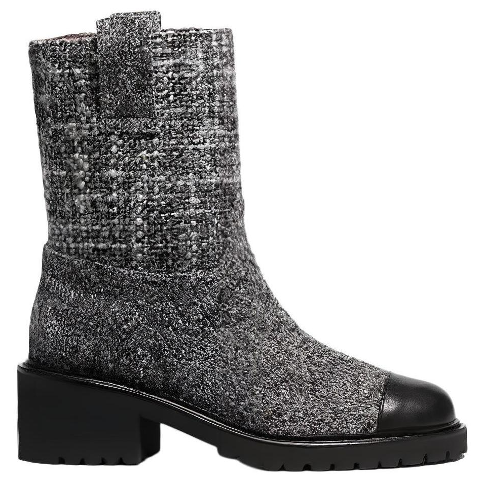 (W) Chanel Short Boot 'Casual Fashion Grey' 圖 2