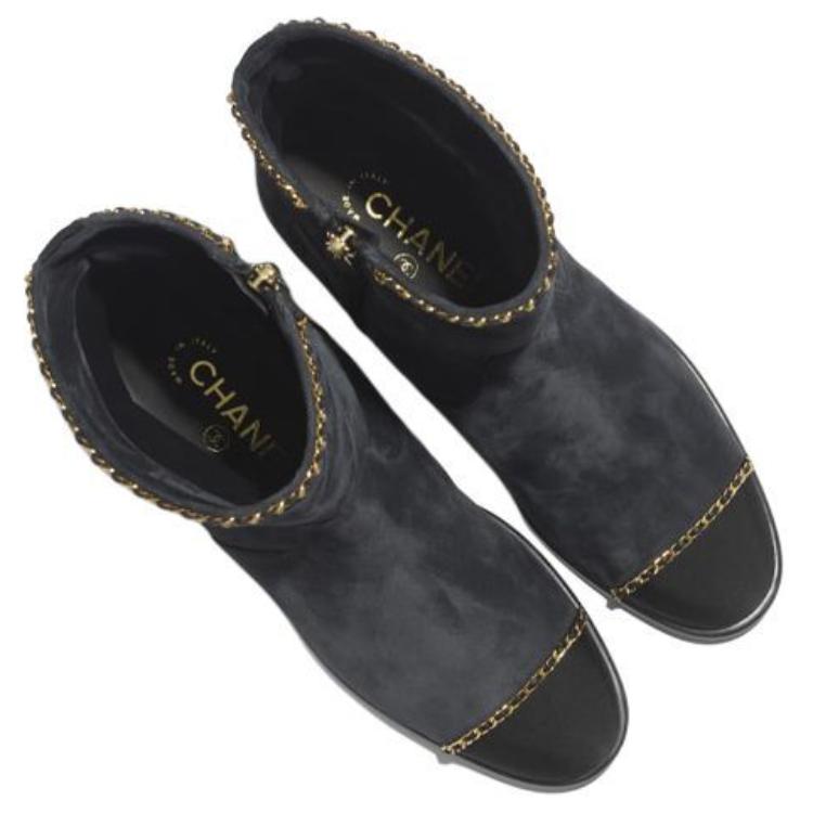 Lookbook (W) Bota Corta Chanel 'Moda Simple Retro Gris' G37826-Y55399-K3060