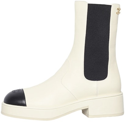 (Women) Chanel Short Boot 'Ivory White' G38861-X56504-K4099 Buy (Women) Chanel Short Boot 'Ivory White' G38861-X56504-K4099