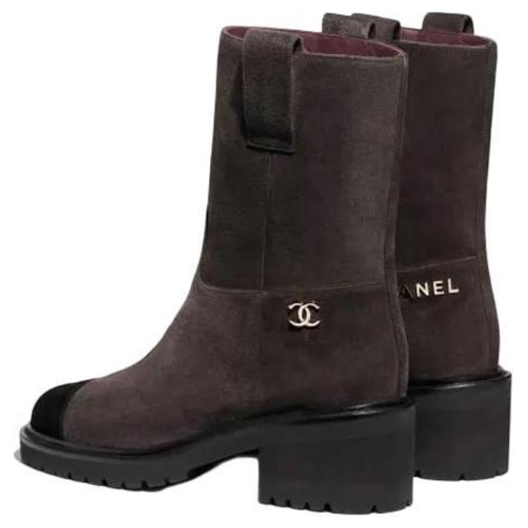 (W) Chanel Short Boots 'Brown Black CMFT' 圖 4