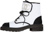 Buy (Women) Chanel Short Lace-Up Boots 'Black and White' G38273-Y55674-K3646