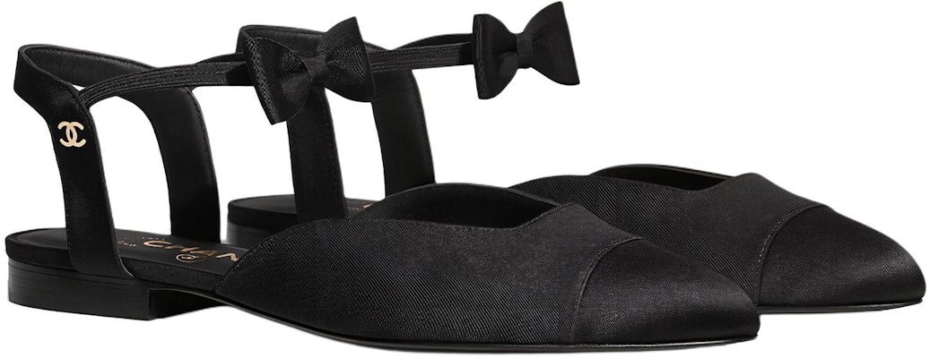 (Women) Chanel Silk Satin Sandals 'Black' G36361-Y54259-94305 Lookbook (Women) Chanel Silk Satin Sandals 'Black' G36361-Y54259-94305