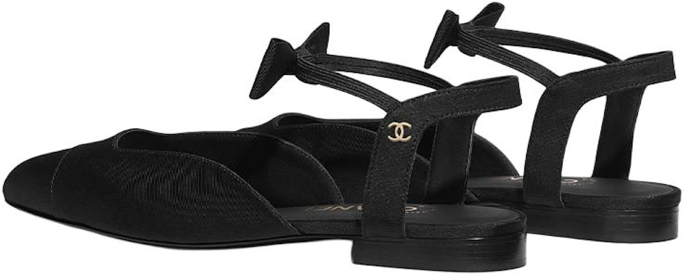 (Women) Chanel Silk Satin Sandals 'Black' G36361-Y54259-94305 Shop (Women) Chanel Silk Satin Sandals 'Black' G36361-Y54259-94305