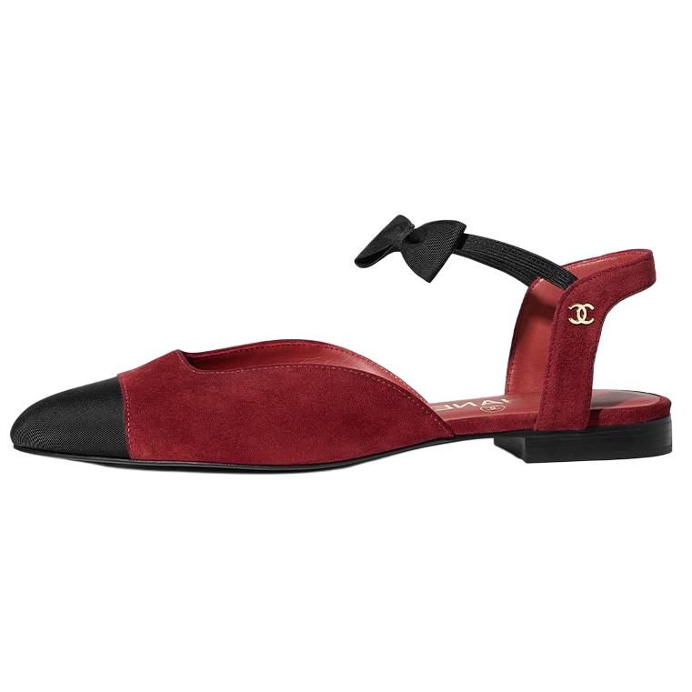 (Women) Chanel Silk Satin Sandals 'Red' G36361-Y54260-C1275