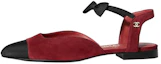 Buy (W) Chanel Zijde Satijn Sandalen ''Rood'' G36361-Y54260-C1275