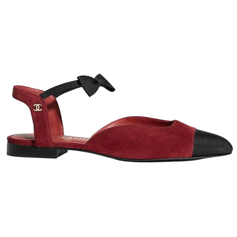 Order (W) Chanel Zijde Satijn Sandalen ''Rood'' G36361-Y54260-C1275