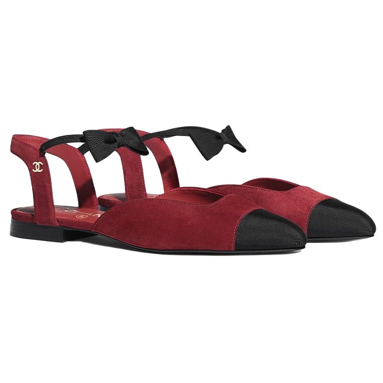 Lookbook (W) Chanel Zijde Satijn Sandalen ''Rood'' G36361-Y54260-C1275