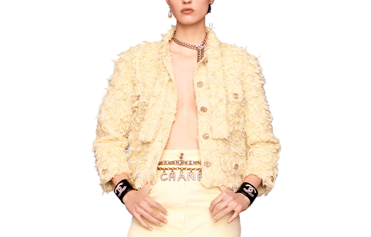 Order (W) Jaket CHANEL Silk Tweed Koleksi SS21 P70022-V61488-NA994