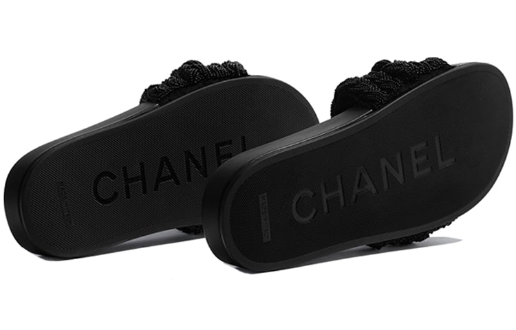 (W) Chanel Slide 'Black' 圖 4