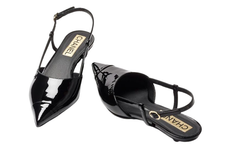 (W) Chanel Slide Sandal 'Black' 圖 4