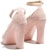 (W) Chanel Slingback 'Tumit Tinggi Chunky Versatil dan Selesa Warna Pink' G45455-B15154-NT798