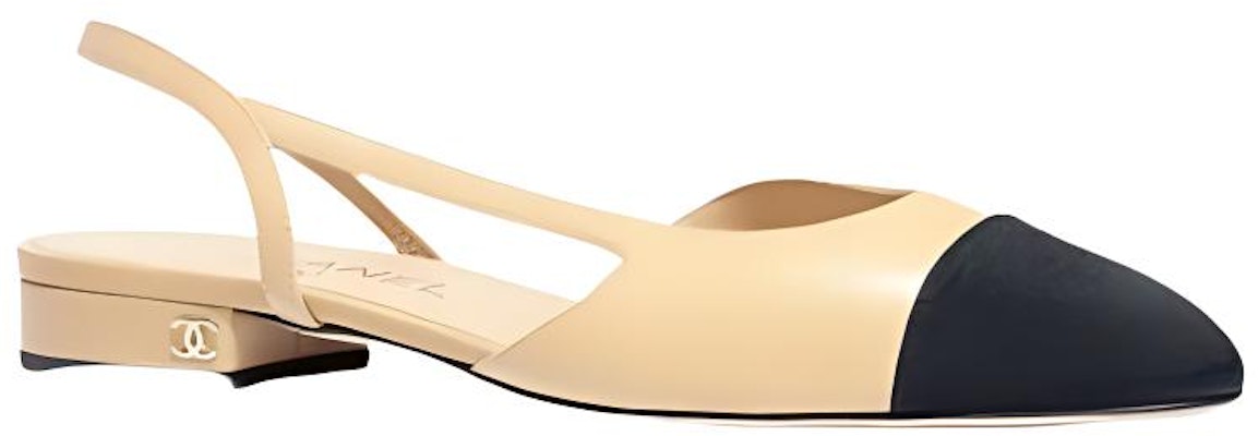 (W) Sepatu Chanel Slingback Beige Goatskin G31319-Y50006-C8378 Lookbook (W) Sepatu Chanel Slingback Beige Goatskin G31319-Y50006-C8378