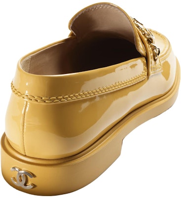 (Women) Chanel Slip-On 'Patent Yellow' G37430-B13238-NP047 Lookbook (Women) Chanel Slip-On 'Patent Yellow' G37430-B13238-NP047