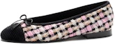 Buy (W) Chanel Slip-On Hujung Bulat Tumit Blok 'Pink Hitam' G02819-B14615-NS463
