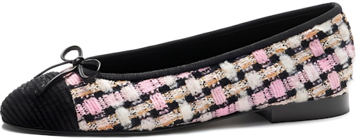 (Women) Chanel Slip-On Round Toe Block Heel 'Pink Black' G02819-B14615-NS463 (Women) Chanel Slip-On Round Toe Block Heel 'Pink Black' G02819-B14615-NS463