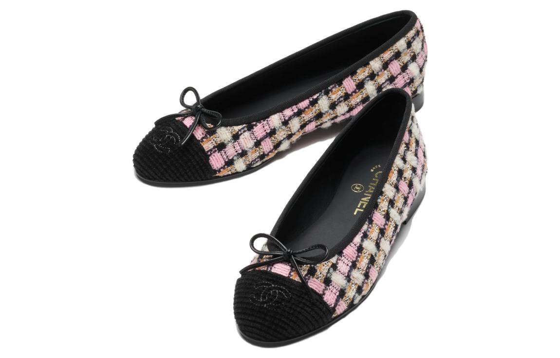 Lookbook (W) シャネル スリップオン ピンクブラック (Chanel Slip-on Pink Black) G02819-B14615-NS463