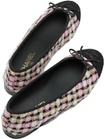 Shop (Women) Chanel Slip-On Round Toe Block Heel 'Pink Black' G02819-B14615-NS463