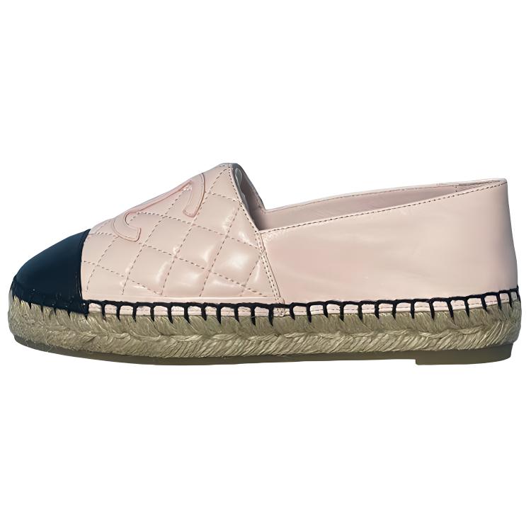 Buy (W) 香奈儿粉黑色一脚蹬运动鞋 G39028-X01000-K4252