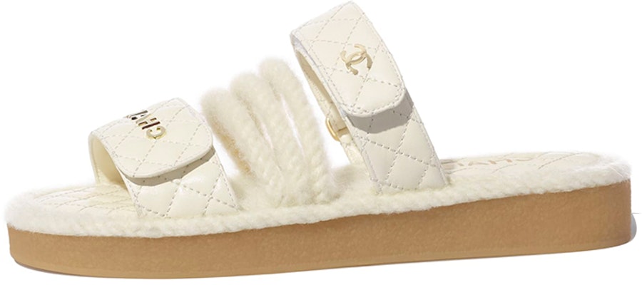 (Women) Chanel Slipper 'Ivory Rope Knot' G34603-Y55354-0K974 Buy (Women) Chanel Slipper 'Ivory Rope Knot' G34603-Y55354-0K974
